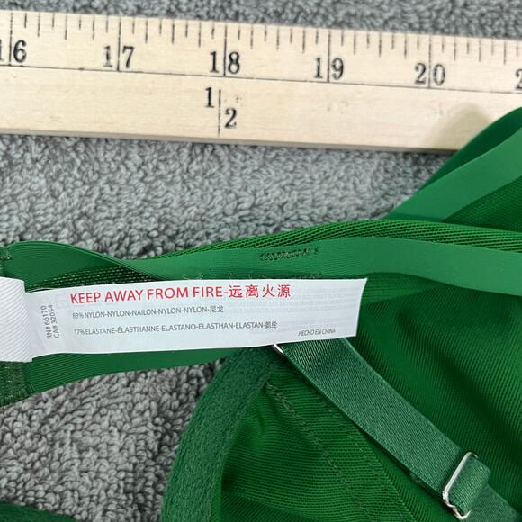 Out From Under Balconette Bra Womens Size 34C Green Underwire Unlined NEW - Picture 5 of 6